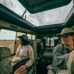 Couple on safari